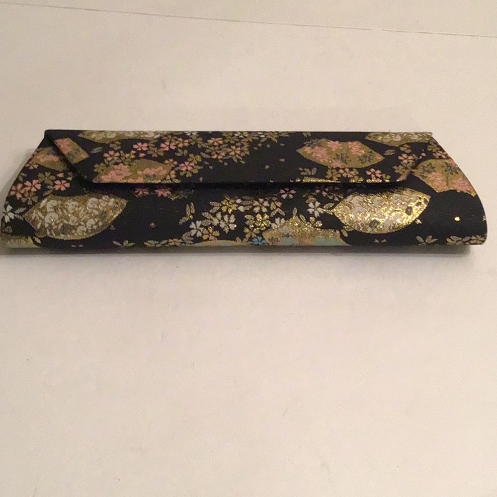 INDEED VINTAGE FLORAL DESIGN CLUTCH BAG